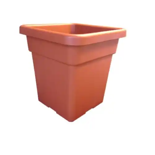 Nieuw vaso in plastica Maxi cm 32x32x32 h in resina senza sottovaso giardino piante