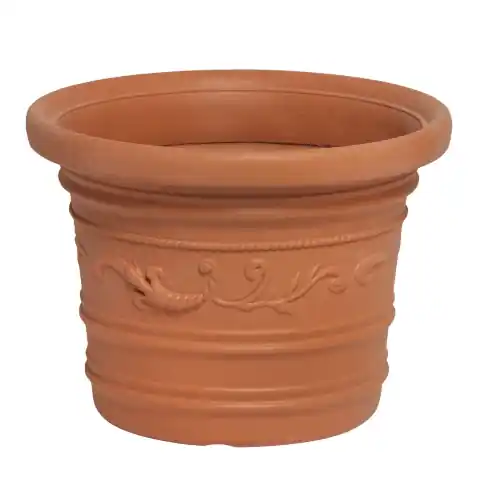 Vaso Prestige in resina festonato decorato Ø 45x35 cm per piante fiori balconi e terrazzi Merkproduct