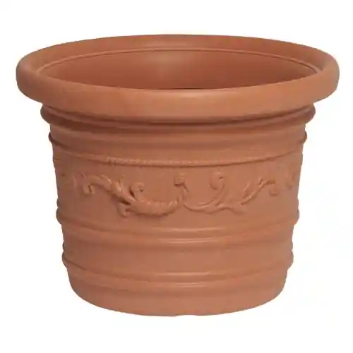 Dagaanbieding Vaso Prestige in resina festonato decorato Ø 60x44 cm per piante fiori balconi e terrazzi