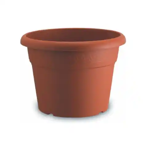 Vaso tondo in plastica mod Ruber cm 20x16h leggero in resina vasi per piante Betaalbaar