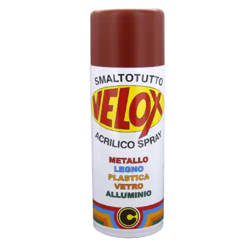 Velox spray antiruggine rosso Ral 3009 bombola da 400 ml fondo antiruggine per interni ed esterni Goedkoop