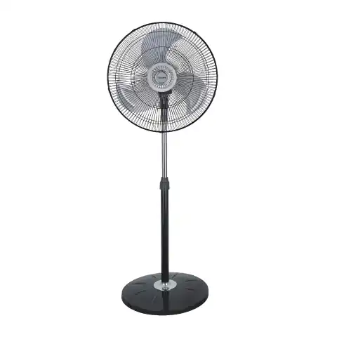Speciale Aanbieding Ventilatore a piantana regolabile Tornado in ABS ø 45 cm oscillazione orizzontale 60 W a 3 velocità base tonda