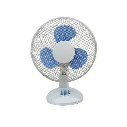 Ventilatore DF 12RT da tavolo in ABS Ø 23 cm 30W 3 velocità con base da appoggio Superprijs