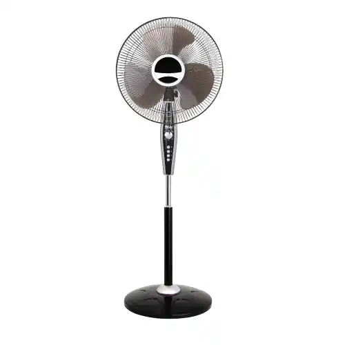 Ventilatore Elegant FS1605 in ABS Ø 40 cm a piantana regolabile base tonda 40W con 3 velocità e timer Gereduceerde Prijs