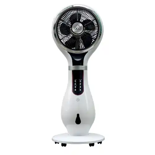 Ventilatore Ovidio con nebulizzatore purificatore d‘aria a piantana 80W uso esterno e interno Fabrieksprijs