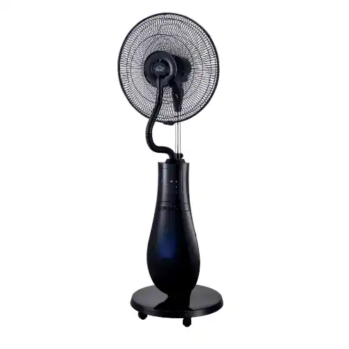 Bestel Nu Ventilatore Sfera con nebulizzatore purificatore d‘aria a piantana 100W uso esterno e interno