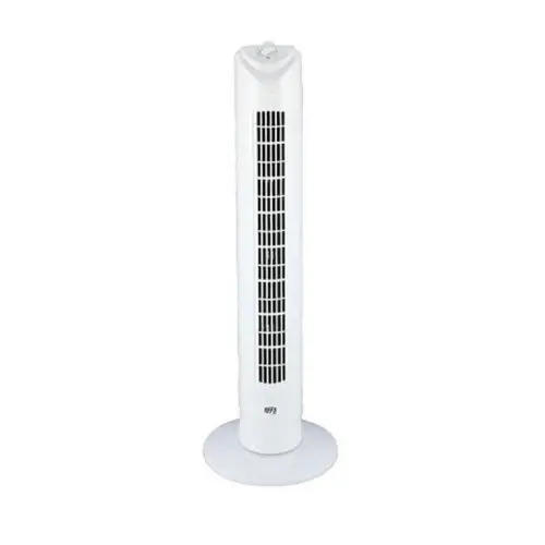 Hoge Kwaliteit Ventilatore torre torretta h 810 mm in ABS bianco a 3 velocità 45W con timer e rotazione
