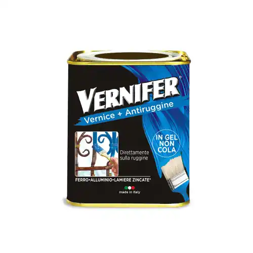 Vernifer vernice + antiruggine brillante colore Marrone 750 ml applicazione diretta ruggine antiruggine vernice smalto Betaalbaar
