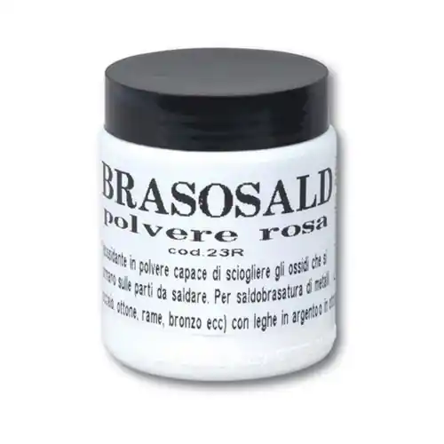 Betaalbaar Viky brasosald polvere rosa 50 gr per saldatura di acciaio ottone rame bronzo con leghe in argento e ottone disossidante