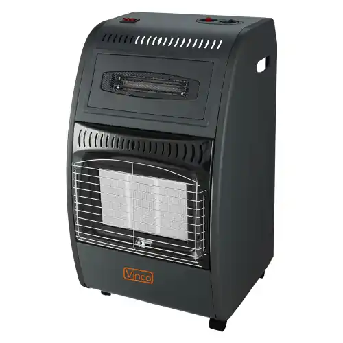 Vinco stufa stufetta a gas combinata ventilata 4200W accensione piezo con ruote regolabile con termostato Shop Nu