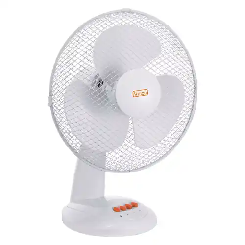 Hoge Kwaliteit Vinco ventilatore da tavolo 3 pale 45W bianco oscillante con tre velocità
