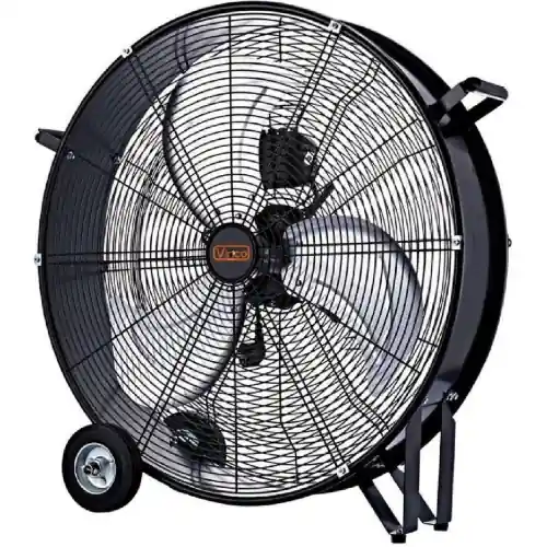 Vinco ventilatore industriale grande portata da pavimento in metallo 120W 3 velocità motore silenzioso Voordeelprijs