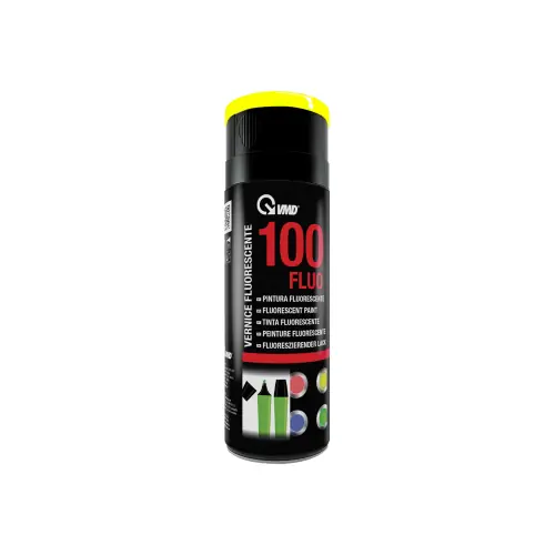 VMD 100 FLUO bomboletta vernice spray fluorescente acrilica 400 ml giallo ad elevata visibilità Bestseller
