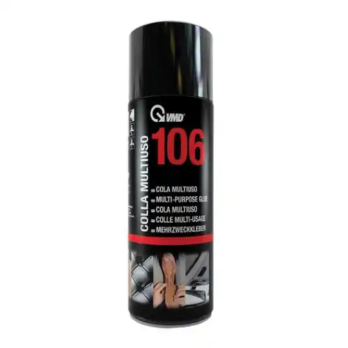 Bestel Nu VMD 106 bomboletta colla spray 400 ml multiuso per tutti i materiali professionale made in Italy