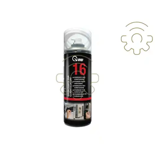 Tijdelijk Beschikbaar VMD 16 bomboletta spray igienizzante per climatizzatori con canula da 60cm 400 ml