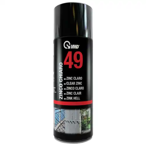 Beperkt Aanbod VMD 49 smalto spray allo zinco chiaro 400 ml zincante a freddo per ritocco di parti saldate e ossidate