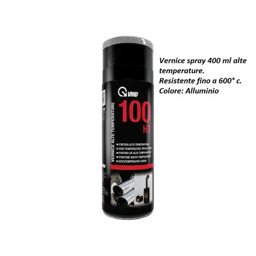 VMD bomboletta 400 ml vernice spray Alluminio alte temperature per camini stufe forni barbecue resistente fino a 600° c. Uitverkoop