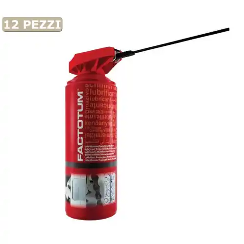 VMD factotum 12 bombolette spray lubrificante protettivo multiuso 400 ml erogatore due vie sbloccante Hete Deal