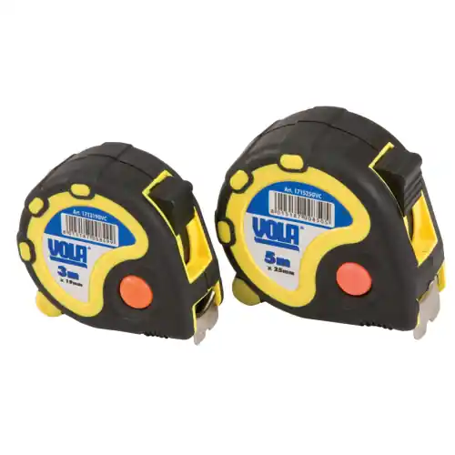 Vola flessometro metro misurazione nastro mtl 5x25 mm ritorno automatico Direct Verzonden