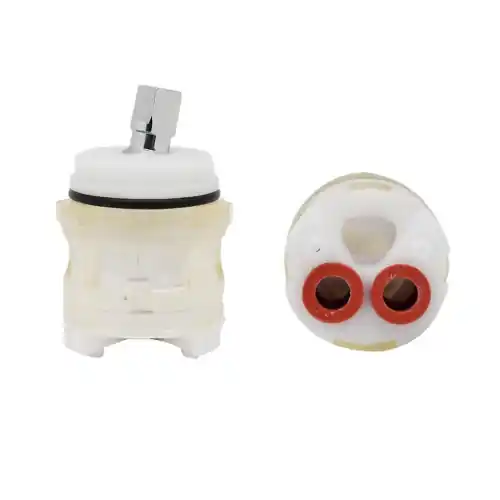 Zucchetti Cartuccia completa per monocomando Ø 38 mm a dischi ceramici con perno attacco maniglia in ottone ricambio per miscelatori rubinetti Actieprijs