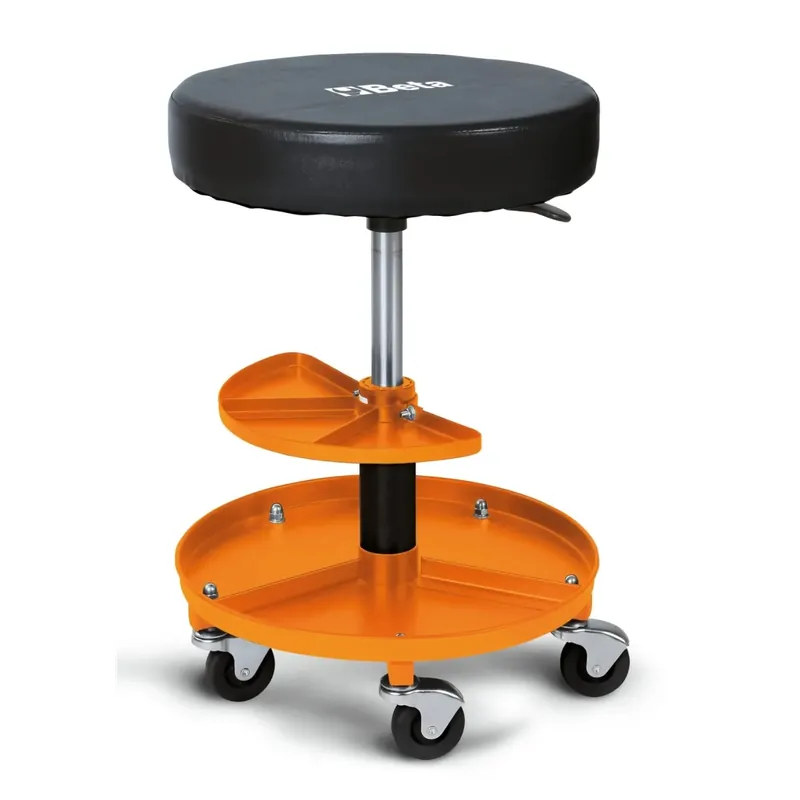 SEGGIOLINI GIREVOLI CON VASSOIO ORANGE - Beta 2250-O Nieuw