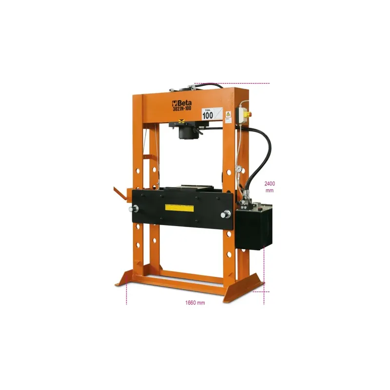 PRESSE IDRAULICHE PISTONE MOBILE 100T N - Beta 3027N 100 Veilige Betaling