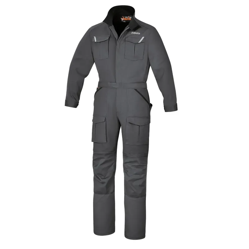 TUTA WORK COTTON MEDIUM GREY TG.S - Beta 7935MG S Fabrieksprijs
