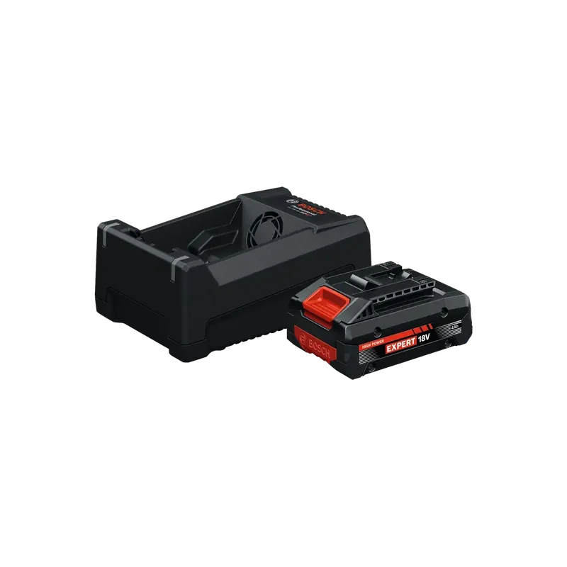 Starter set 4ah bosch expert - 1 batterie 4ah - con caricatore Finale Uitverkoop