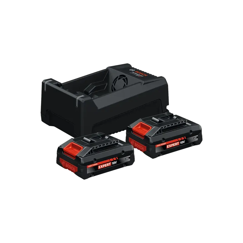 Lage Kosten Starter set 4ah bosch expert - 2 batterie 4ah - con caricatore