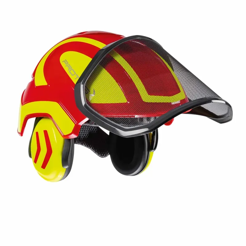 Caschetto pfanner protos - forest - rosso/giallo Direct Verzonden