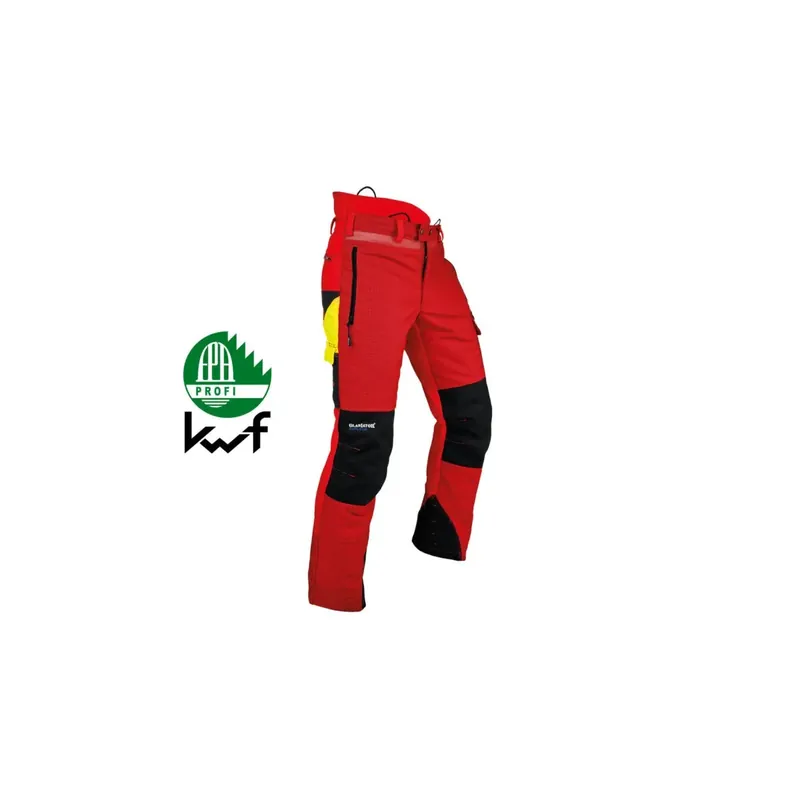 Pantalone antitaglio pfanner - tg.m gladiator - rosso ventilator Nu Kopen