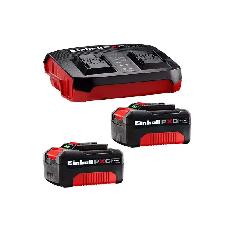Batterie kit start pro einhell - 2 da 4ah +caric. - linea pro c/caricabatt. doppio Hoge Kwaliteit