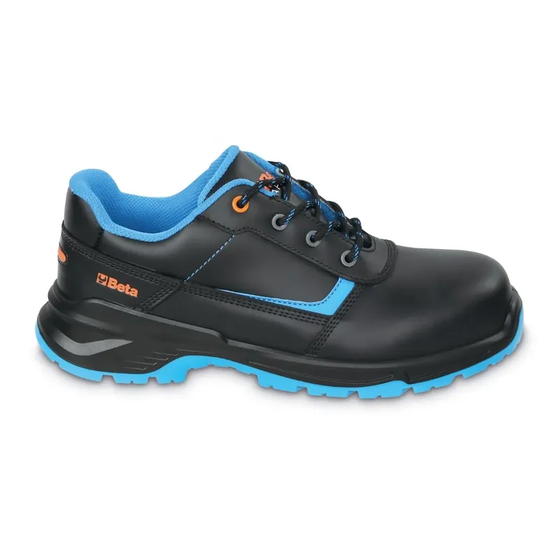 SCARPE BASSE PELLE NERA S3S BP41 7202BP 41 Snelle Levering