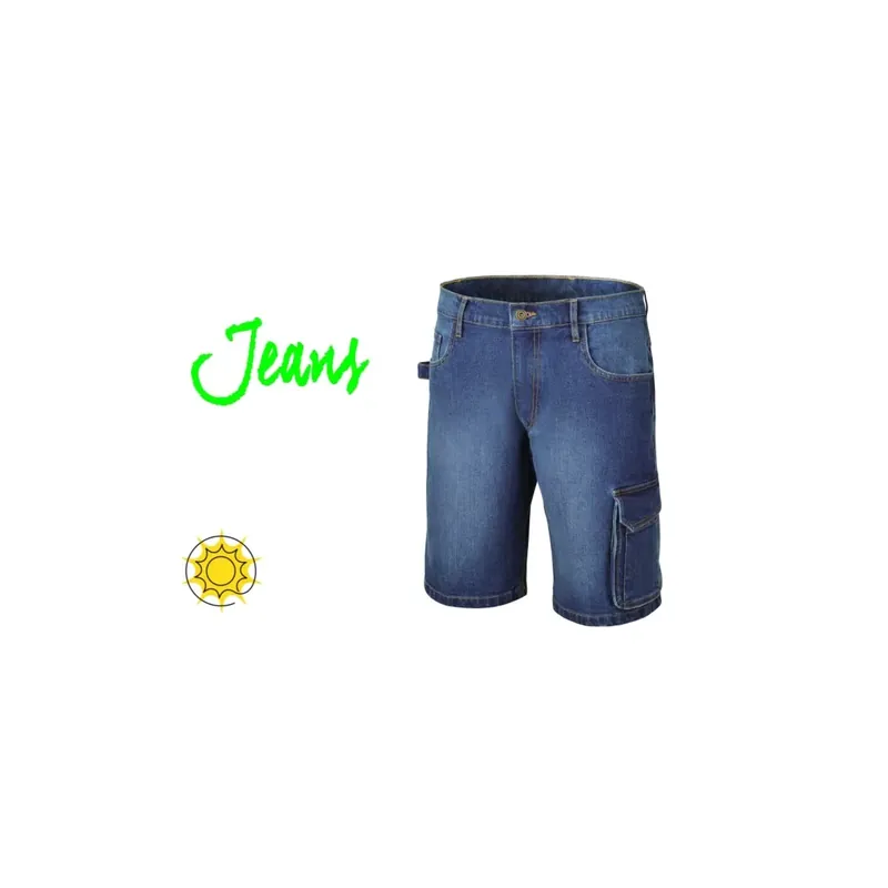 BERMUDA JEANS DENIM GR. 370 TG. XXL 7529 XXL Veilige Betaling