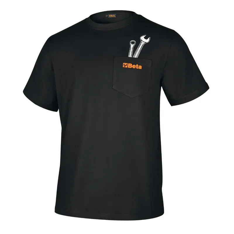 T-SHIRT COTONE C/STAMPA TESCHIO TG. XS 7548T XS Nieuw