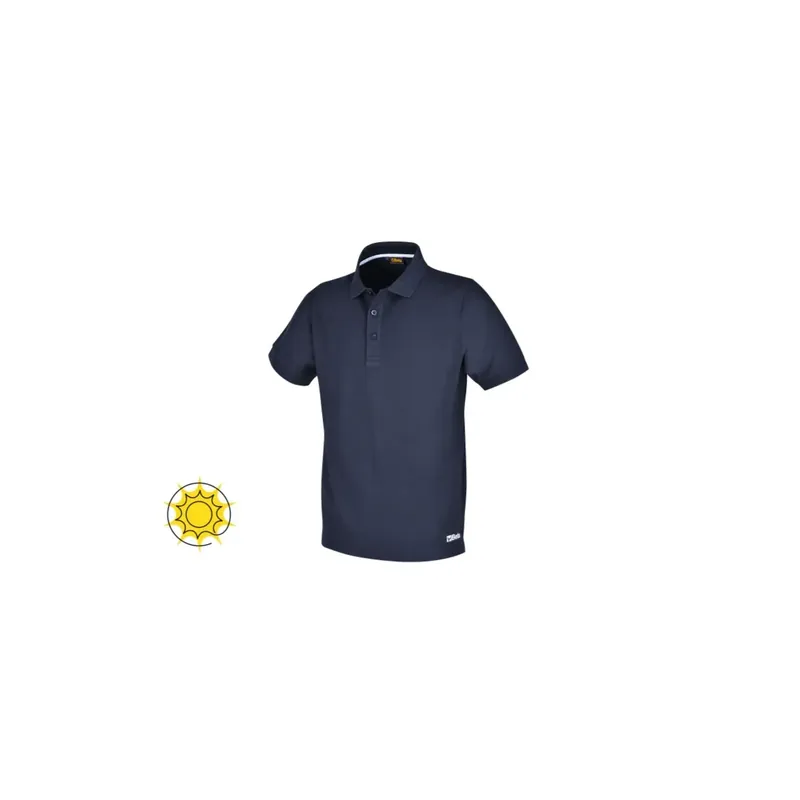 POLO COTONE PIQUET 200GR BLUE TG.XXL 7552BL XXL Meest Verkocht