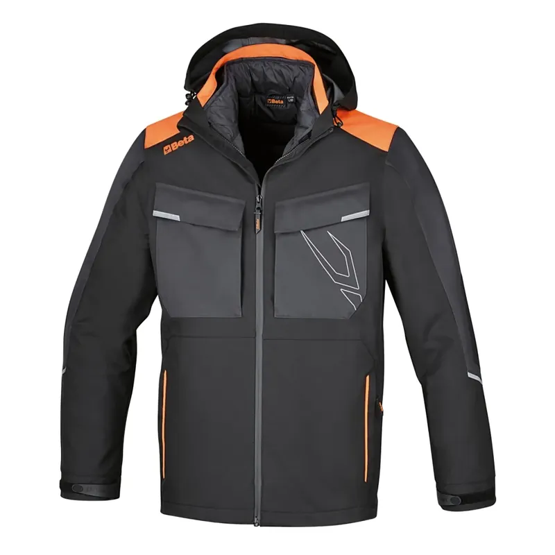 SOFTSHELL 3 IN 1 BLACK-GREY TG. XL 7569NG XL Korting