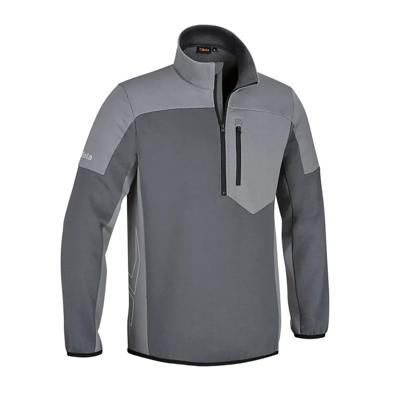Uitverkoop FELPE LEGGERE 280GR ZIP CORTA P-C TG.3XL 7643G XXXL