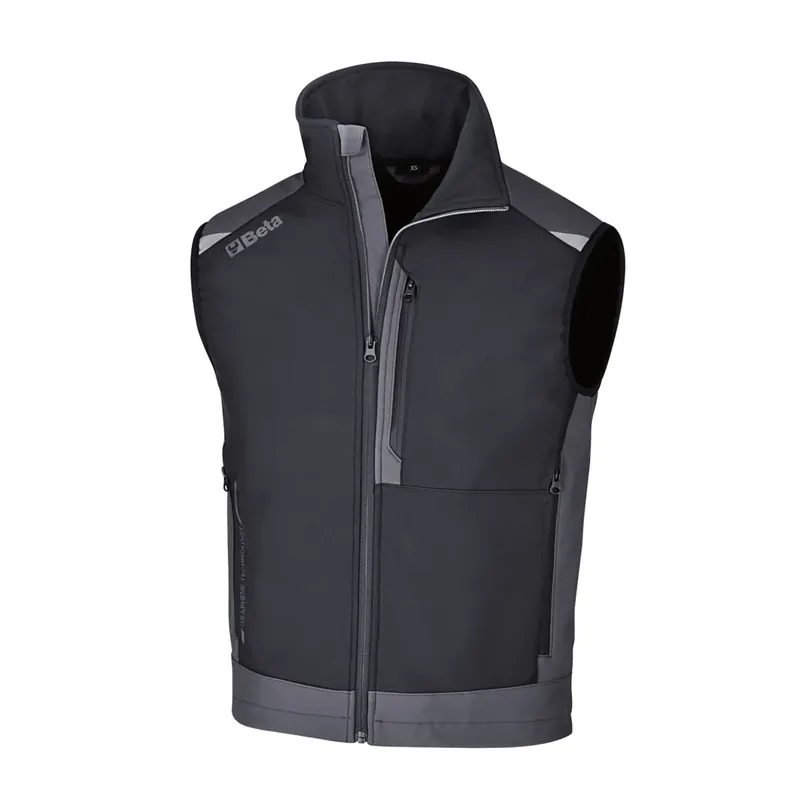 GILET SOFTSHELL 310GR. GRAPH. GREY TG.XL 7647GG XL Exclusieve Aanbieding