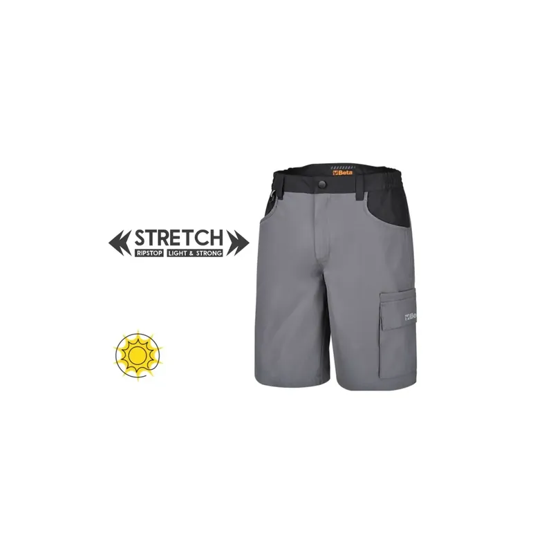 BERMUDA 170GR P-C MECH. STRETCH TG.L 7821SG L Gereduceerde Prijs