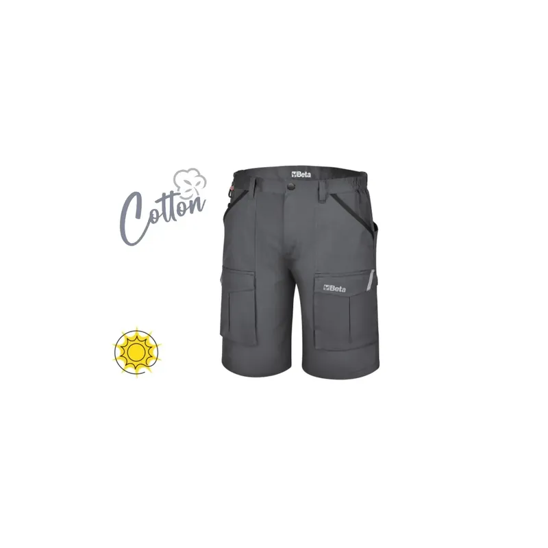 BERMUDA WORK COTTON MEDIUM GREY TG.XS 7931MG XS Snelle Levering