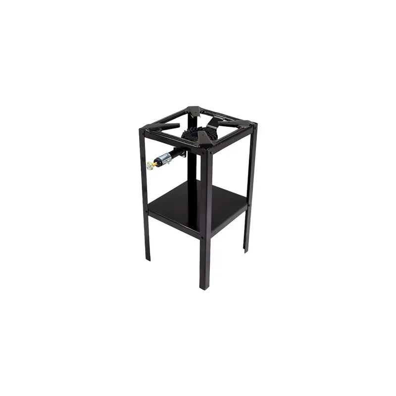 Koop Online Fornellone a gas in acciaio - 40x40 - 4 piedi alto omac