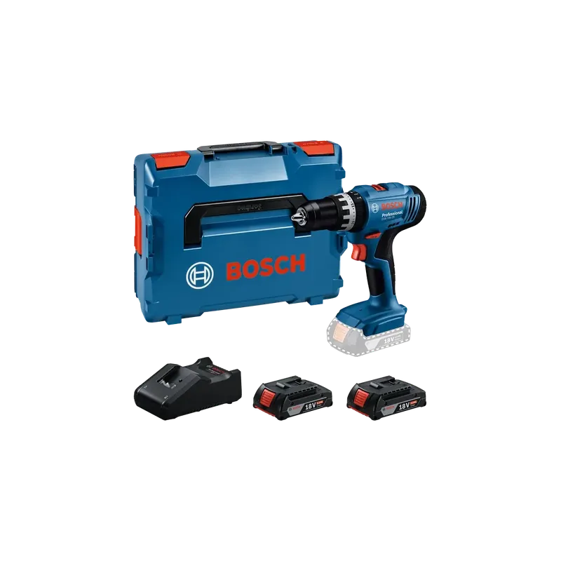 Trapano Avvitatore Bosch GSB 18V-25 18V con 2 Batterie e L-Case Flitsaanbieding