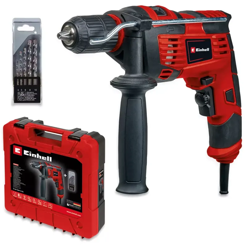 Trapano a Percussione Einhell TC-ID 720/1 E Kit con Valigetta Fershop Korting