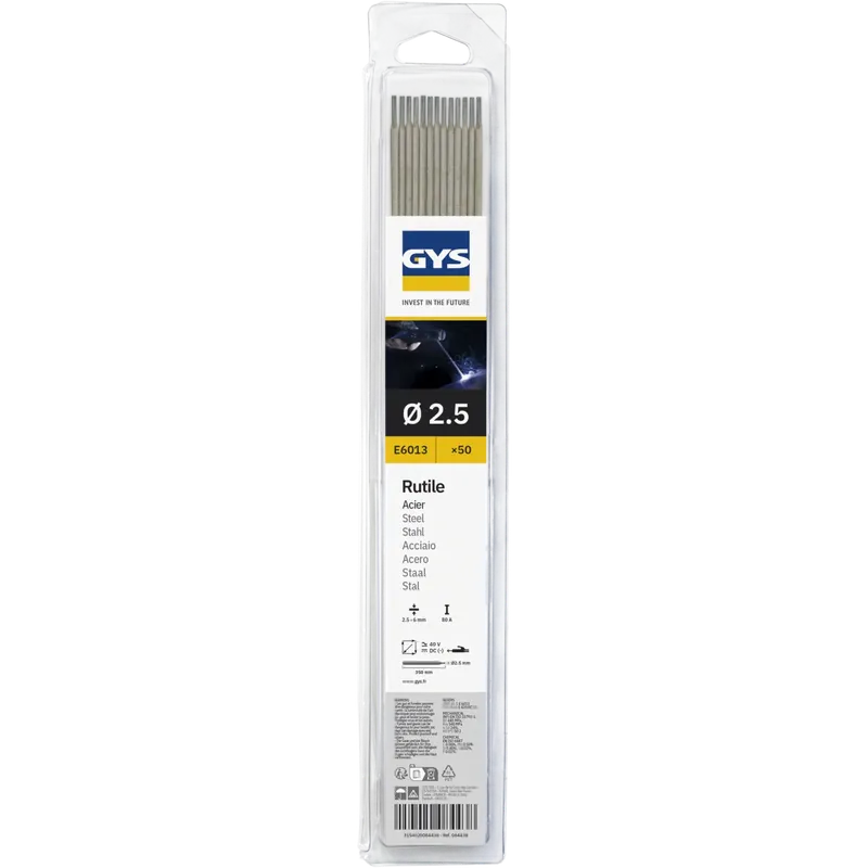Direct Beschikbaar Elettrodi rutili gys - diam. 2.5 pz.50 -