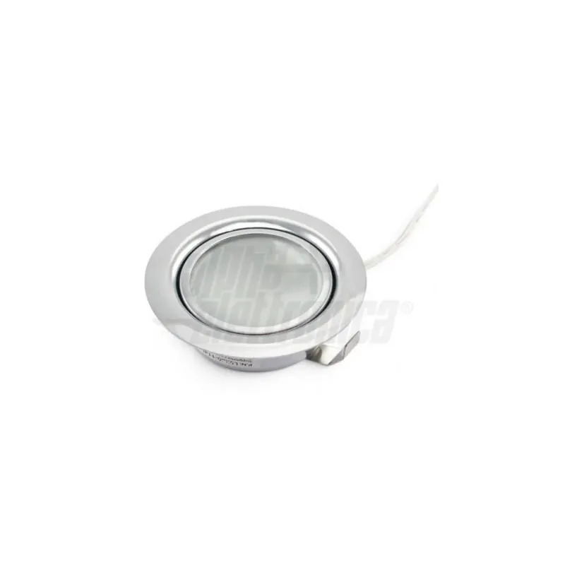 Koop Online FARETTO DA INCASSO CROMO PER INTERNO FORO 58 mm SENZA LAMPADINA
