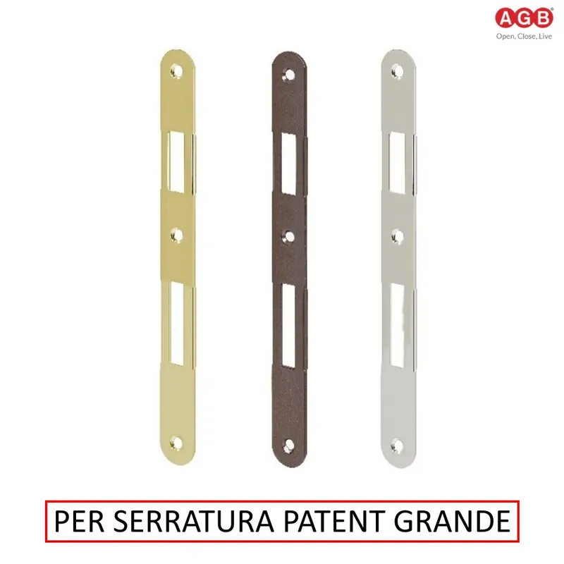 Flitsaanbieding INCONTRO PER SERRATURA AGB PATENT GRANDE BORDI TONDI