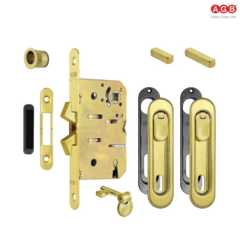 Snelle Levering KIT SCIVOLA D LIBERO/OCCUPATO + CHIAVE CON VASCHETTE OVALI OTTONE LUCIDO