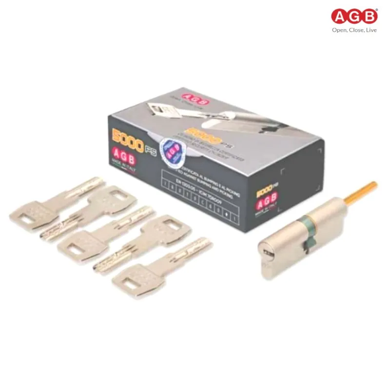 CILINDRO AGB SCUDO 5000PS CON CODOLO 63 MM E 5 CHIAVI PUNZONATE Hoge Kwaliteit