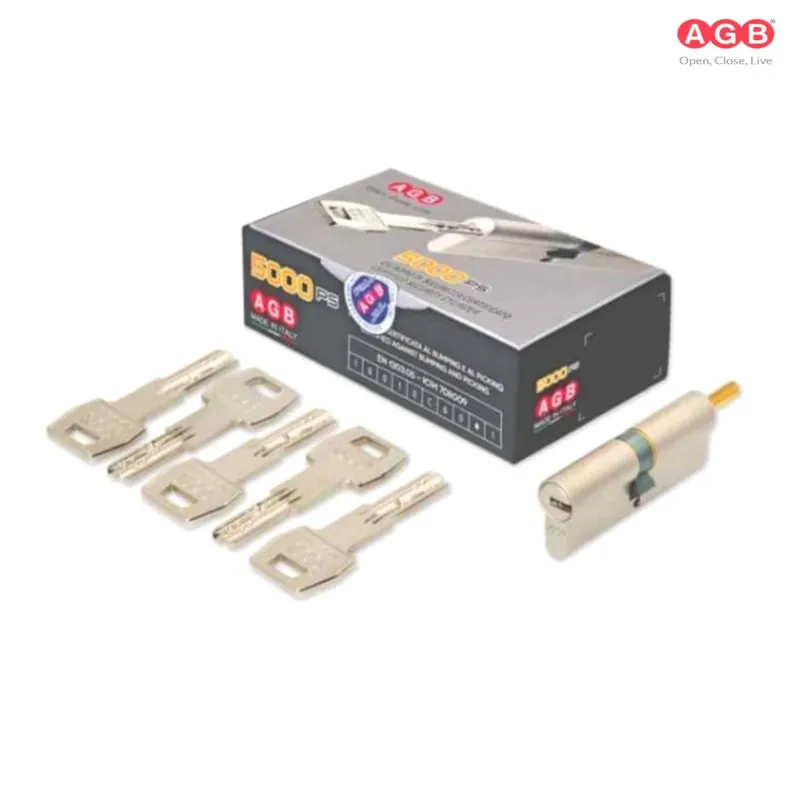 Betrouwbaar CILINDRO AGB SCUDO 5000PS CON CODOLO 18 MM E 5 CHIAVI PUNZONATE